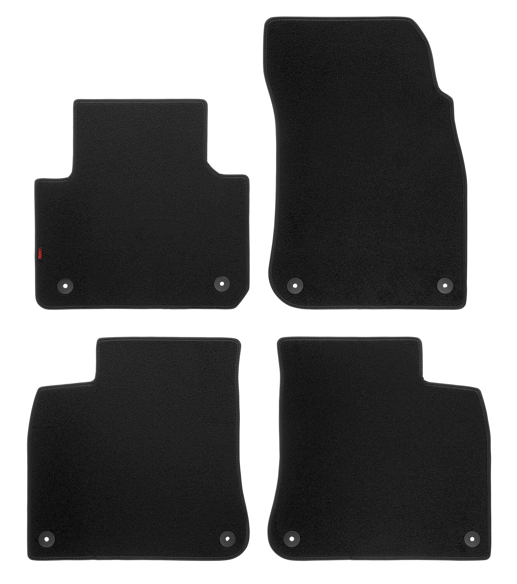 Set tappeti su misura in moquette - compatibile per Volkswagen Touareg (07/18>)