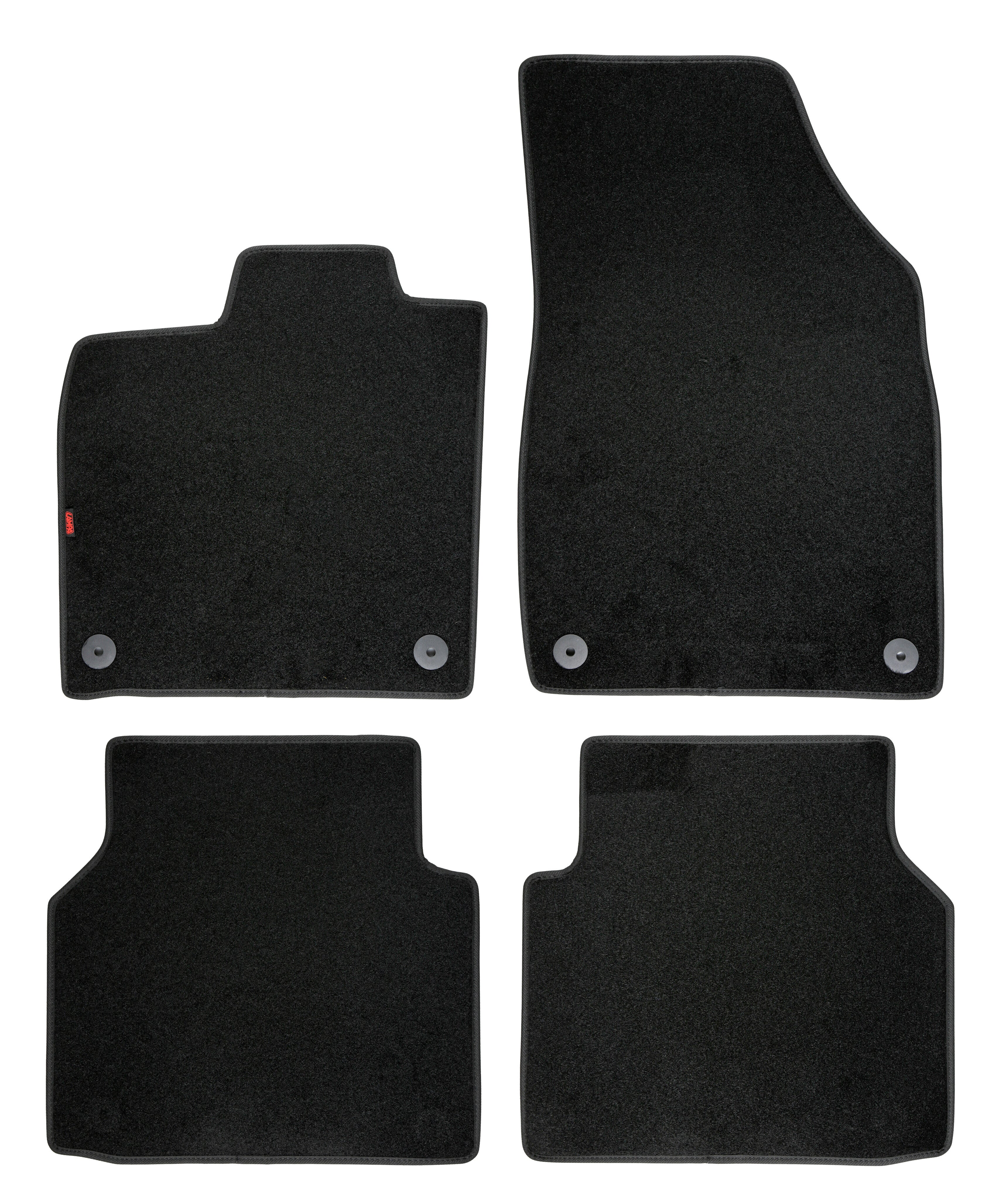 Set tappeti su misura in moquette - compatibile per Audi Q4 E-Tron 5p (06/21>) - Skoda Enyaq 5p (11/20>)