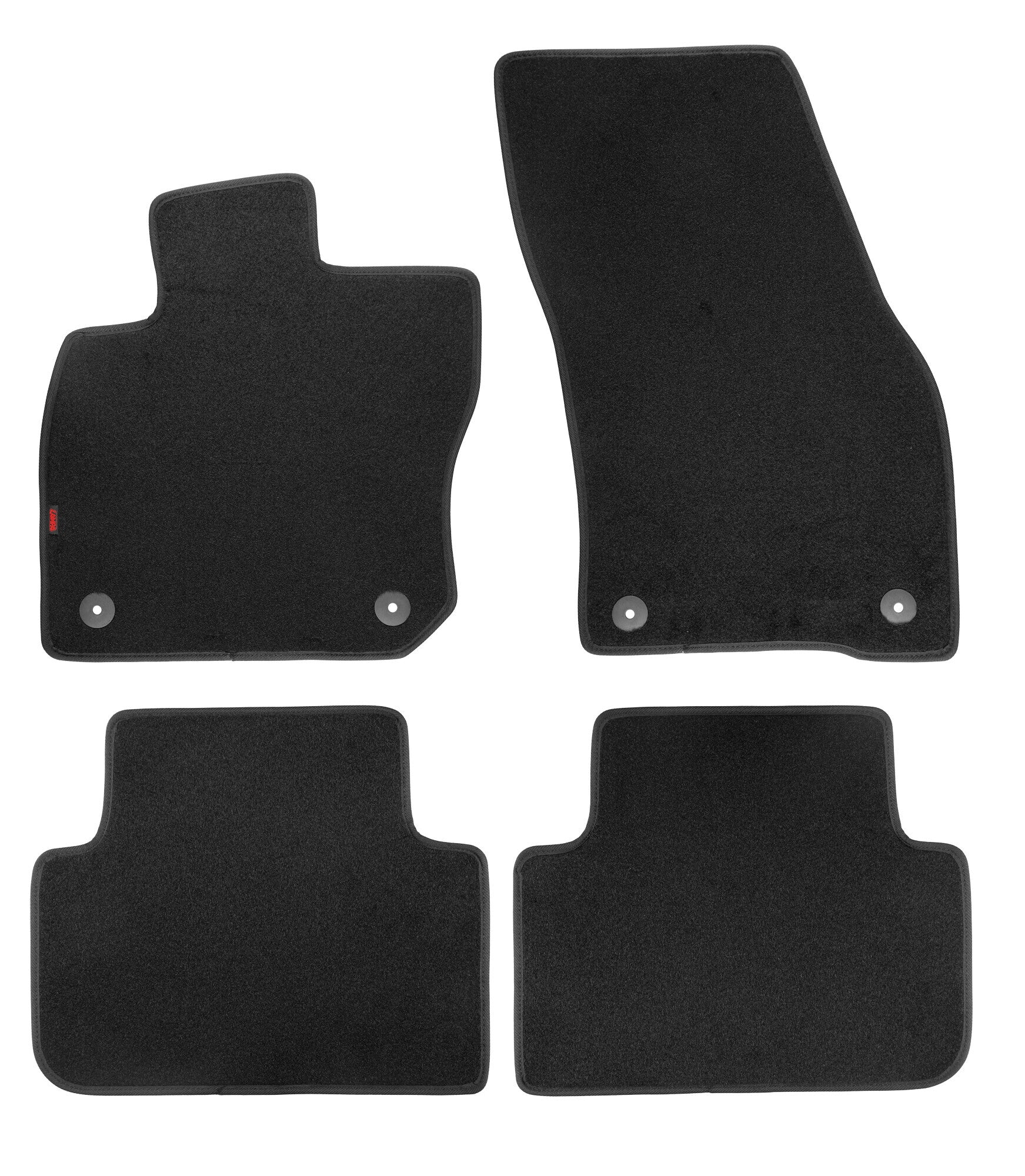 Set tappeti su misura in moquette - compatibile per Volkswagen Tiguan (12/23>)