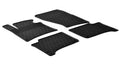Set tappeti su misura in gomma - compatibile per Porsche Cayenne (02/10>12/17) - Volkswagen Touareg (05/10>06/18)