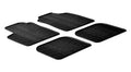 Set tappeti su misura in gomma - compatibile per Fiat Panda (09/03>01/12) - Fiat Panda Classic (02/12>12/12)