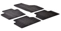 Set tappeti su misura in gomma - compatibile per Audi Q3 (10/11>12/18)