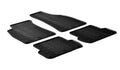 Set tappeti su misura in gomma - compatibile per Audi A4 4p (01/01>10/07) - Audi A4 Avant (09/01>04/08) - Audi A4 Cabrio (05/02>03/08) - Seat Exeo 4p (05/09>12/12) - Seat Exeo ST (09/09>12/12)
