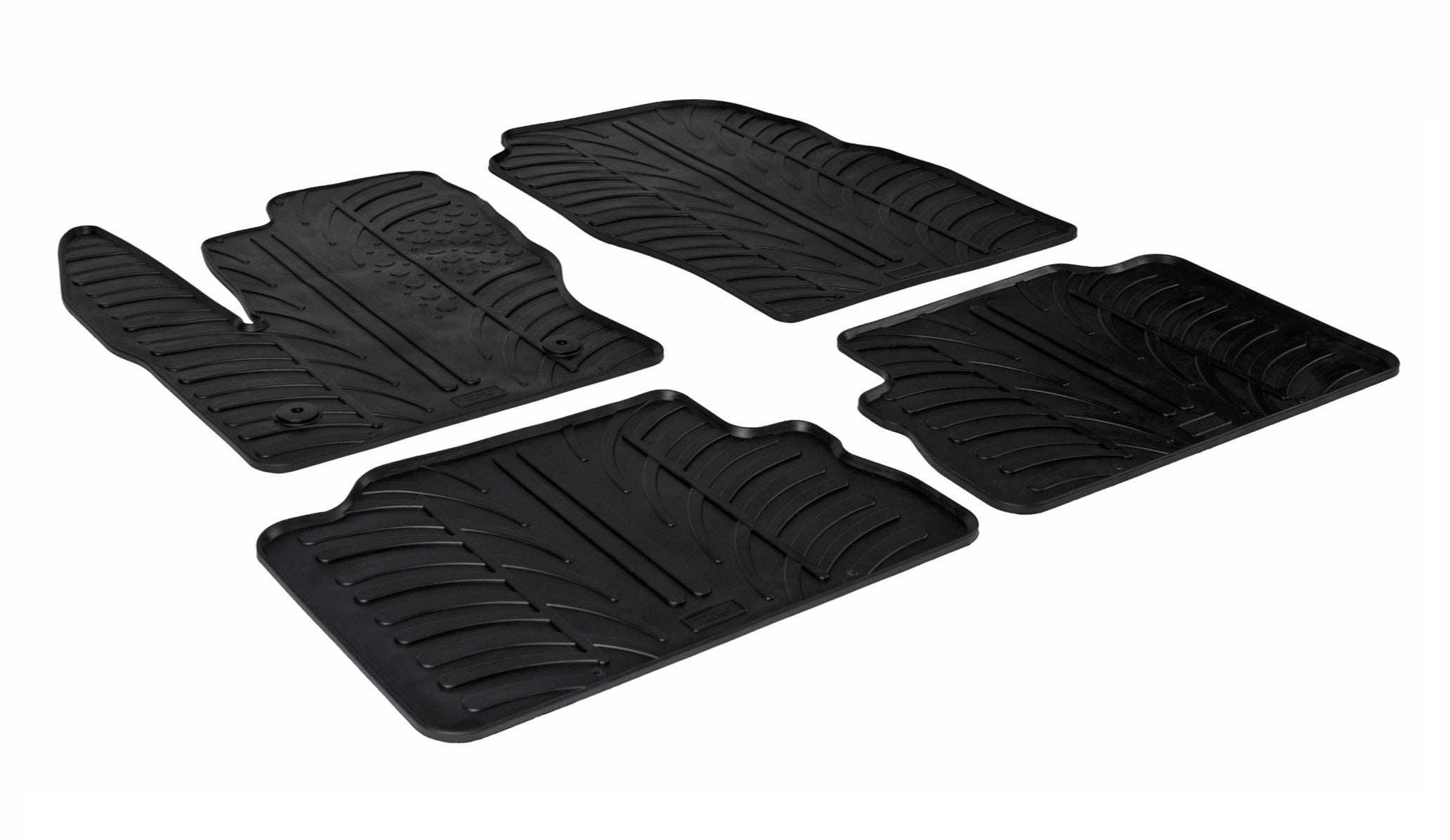 Set tappeti su misura in gomma - compatibile per Ford Kuga (03/13>10/16)