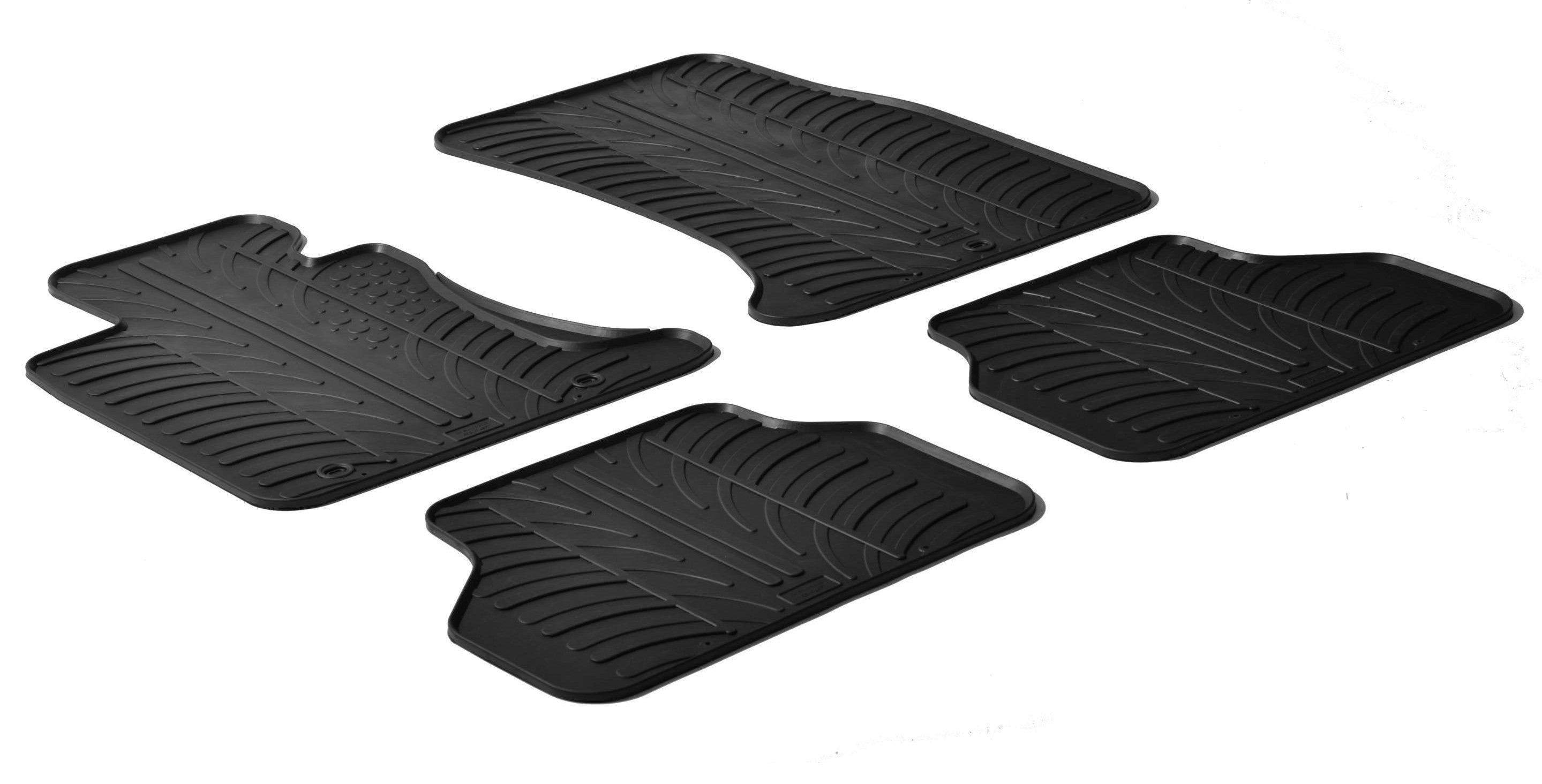 Set tappeti su misura in gomma - compatibile per Bmw Serie 5 (E60) (07/03>12/09) - Bmw Serie 5 Touring (E61) (04/04>05/10)