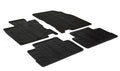 Set tappeti su misura in gomma - compatibile per Nissan Qashqai (02/14>03/21)