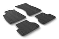 Set tappeti su misura in gomma - compatibile per Audi A4 4p (11/15>09/24) - Audi A4 Allroad (06/16>09/24) - Audi A4 Avant (11/15>10/24)