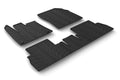 Set tappeti su misura in gomma - compatibile per Citroen Berlingo M (09/18>01/22) fix tondo, panca post. scorrevole - Citroen Berlingo XL (09/18>01/22) fix tondo, panca post. scorrevole - Opel Combo Life (01/18>01/22) panca post. scorrevole - Peugeot R...