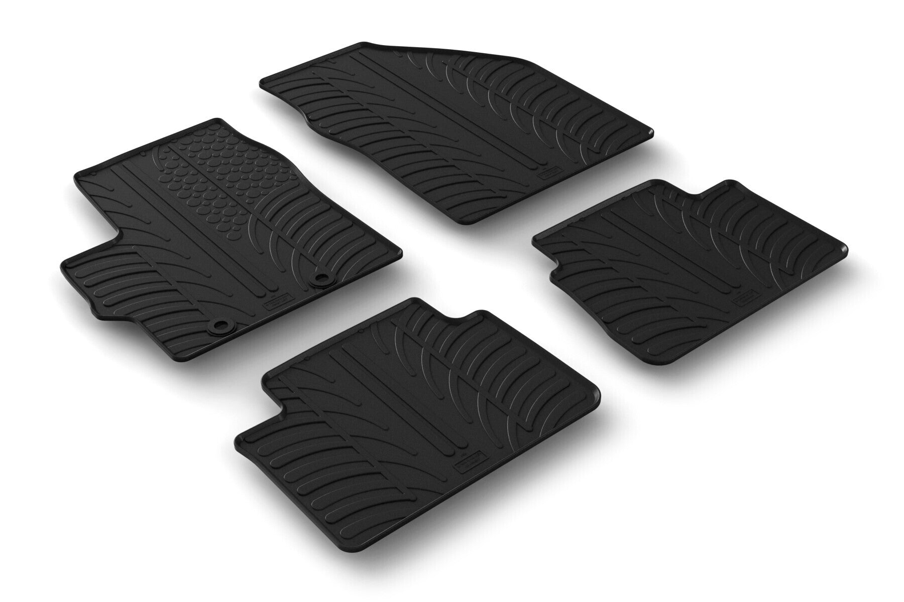 Set tappeti su misura in gomma - compatibile per Toyota Yaris 5p (09/20>12/23) anche ibrida - Toyota Yaris Cross 5p (09/21>) anche ibrida - Mazda 2 Hybrid 5p (12/21>) automatico - Toyota Yaris 5p (01/24>) anche ibrida - Toyota Yaris GR (09/20>) anche i...