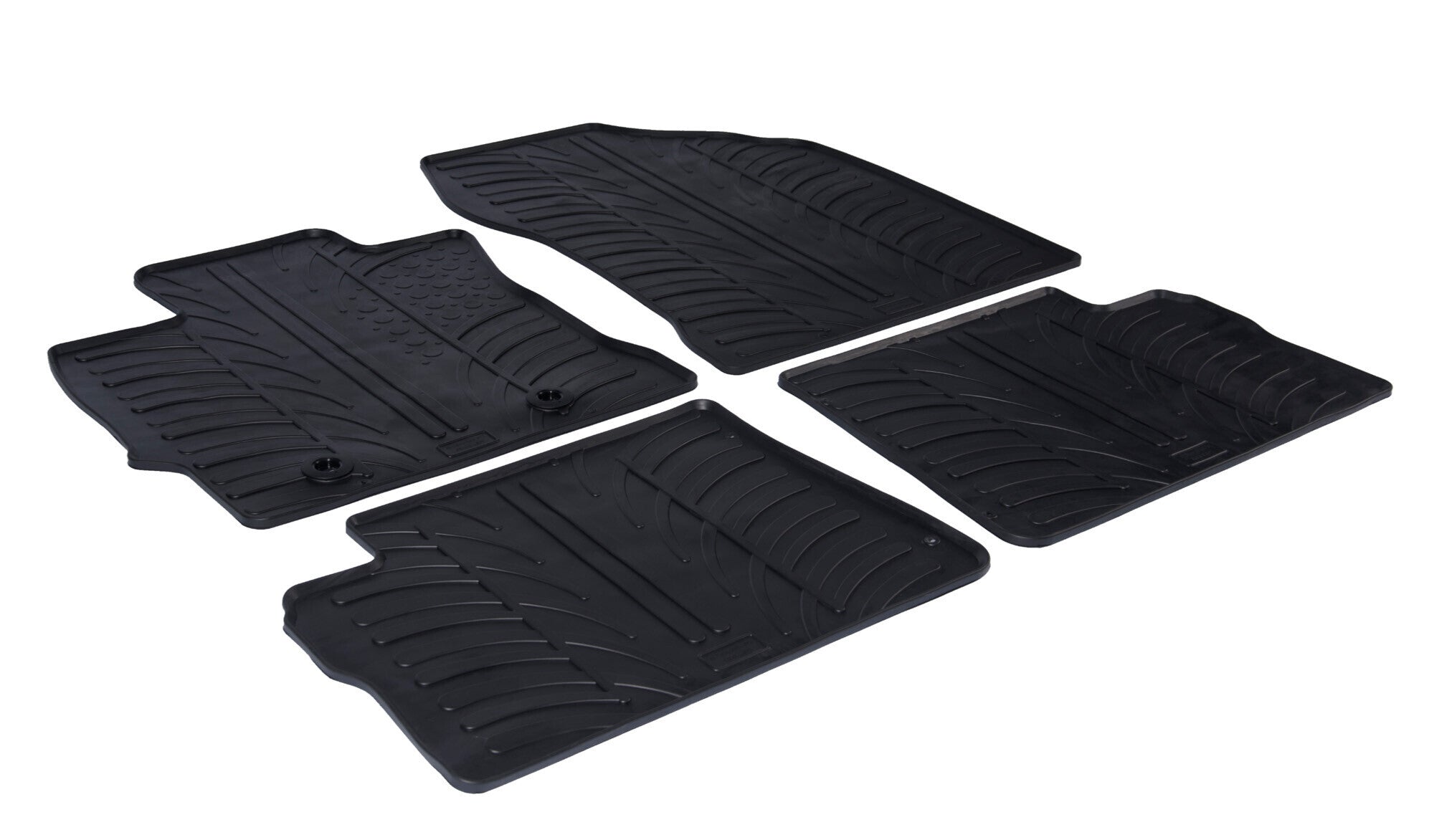 Set tappeti su misura in gomma - compatibile per Toyota Auris 5p (12/12>03/19) anche ibrida - Toyota Auris Touring Sports (10/13>03/19) anche ibrida