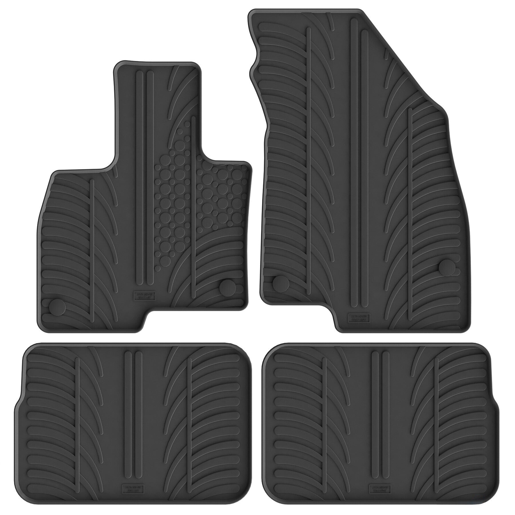 Set tappeti su misura in gomma - compatibile per Jaecoo 7 (11/24>) anche ibrida, automatico