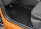 Cosmo, serie tappeti in moquette universali, 4 pz - Nero