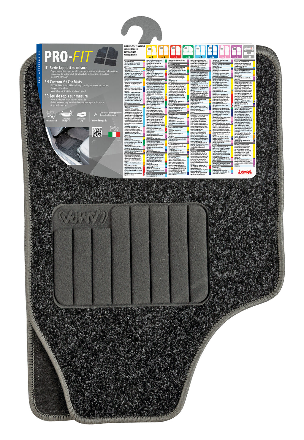 Pro-Fit, serie tappeti su misura - PF-2 - Grigio