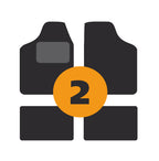 Pro-Fit, serie tappeti su misura - PF-2 - Grigio