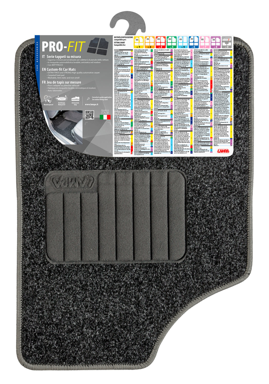 Pro-Fit, serie tappeti su misura - PF-3 - Grigio