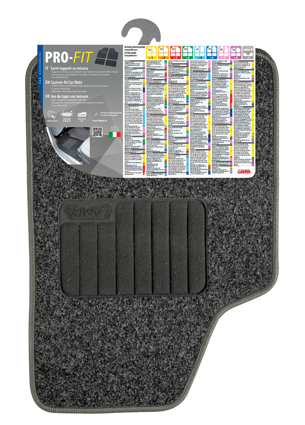 Pro-Fit, serie tappeti su misura - PF-4 - Grigio