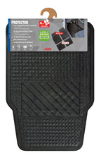 Protector, serie copritappeti 4 pezzi in pvc, universali