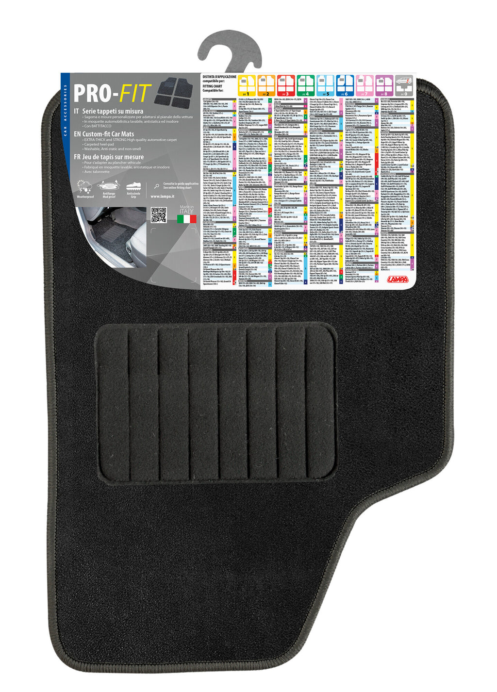 Pro-Fit, serie tappeti su misura - PF-4 - Nero