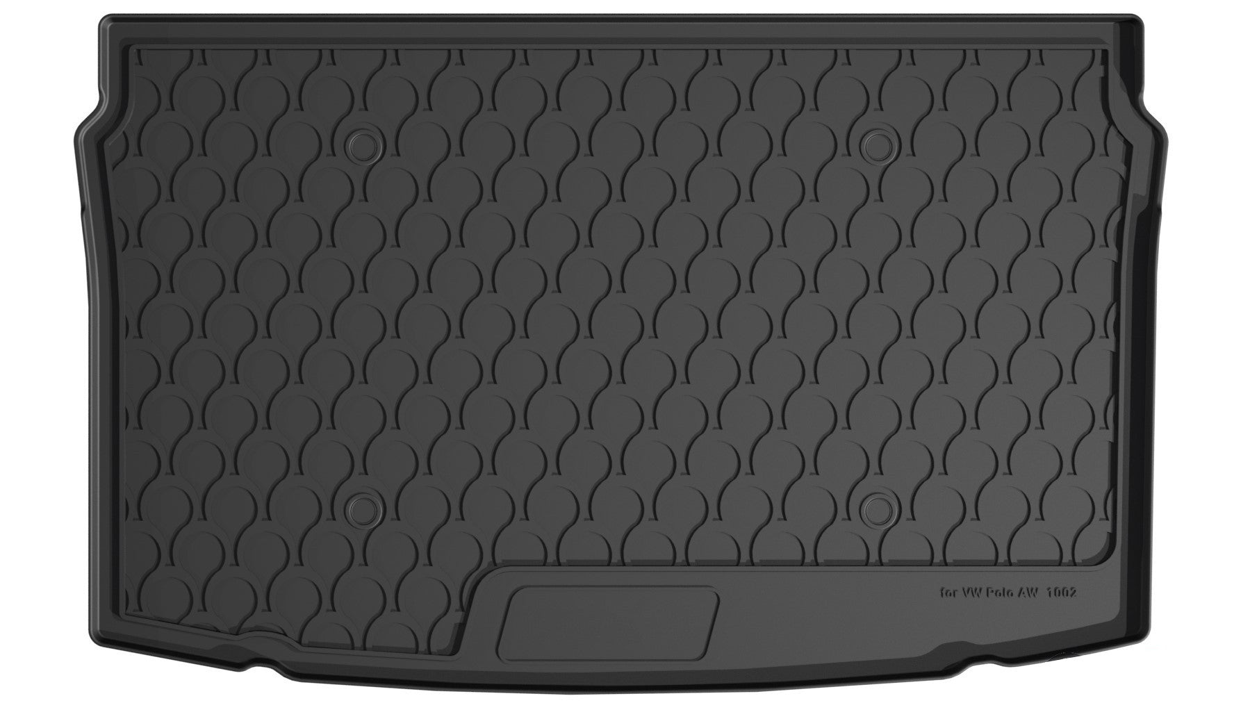 Vasca baule su misura in gomma sintetica - compatibile per Volkswagen Polo 5p (10/17>)