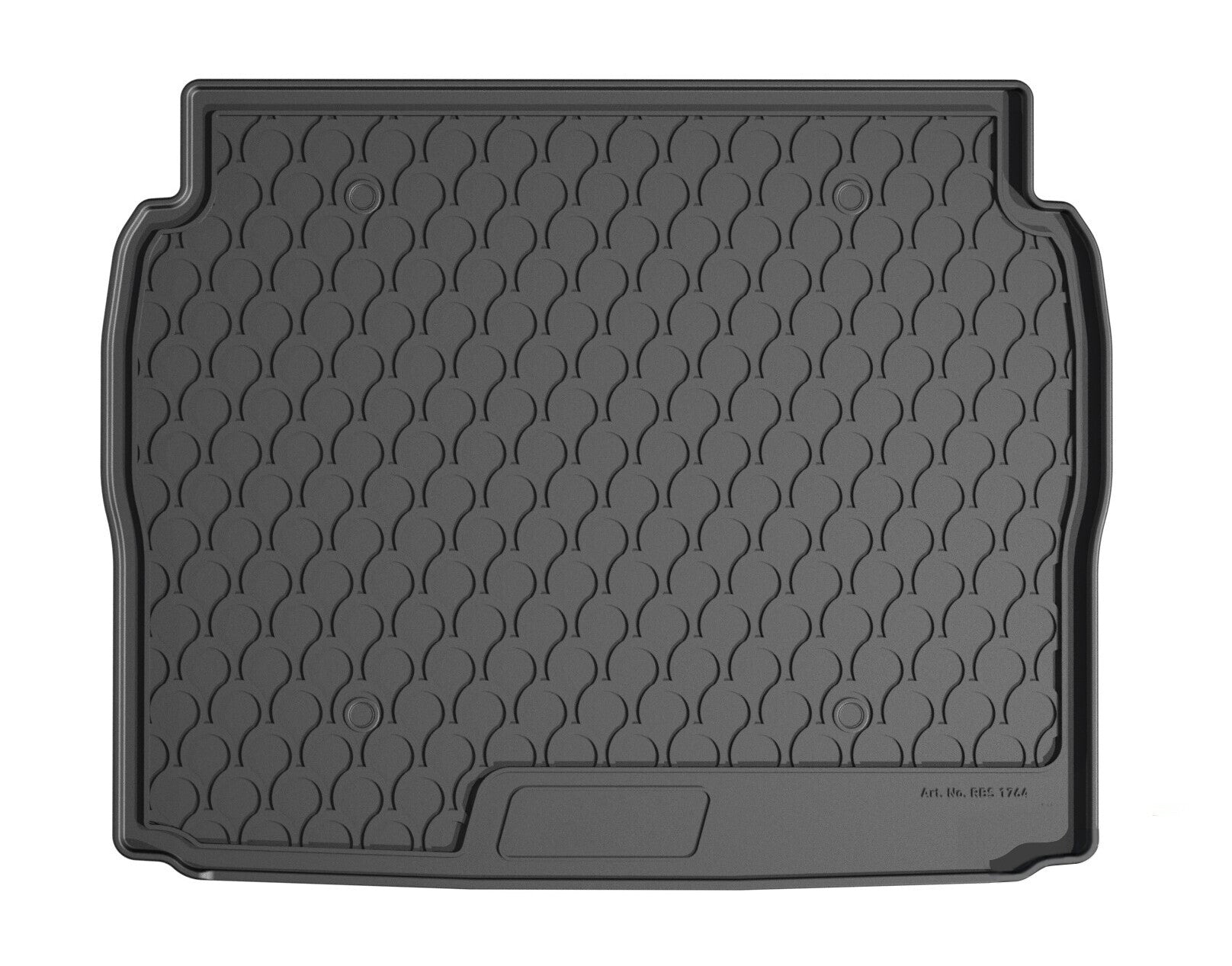Vasca baule su misura in gomma sintetica - compatibile per Citroen Berlingo XL (02/22>) passo lungo - Opel Combo E-Life XL (02/22>) passo lungo - Peugeot E-Rifter Long (02/22>) passo lungo