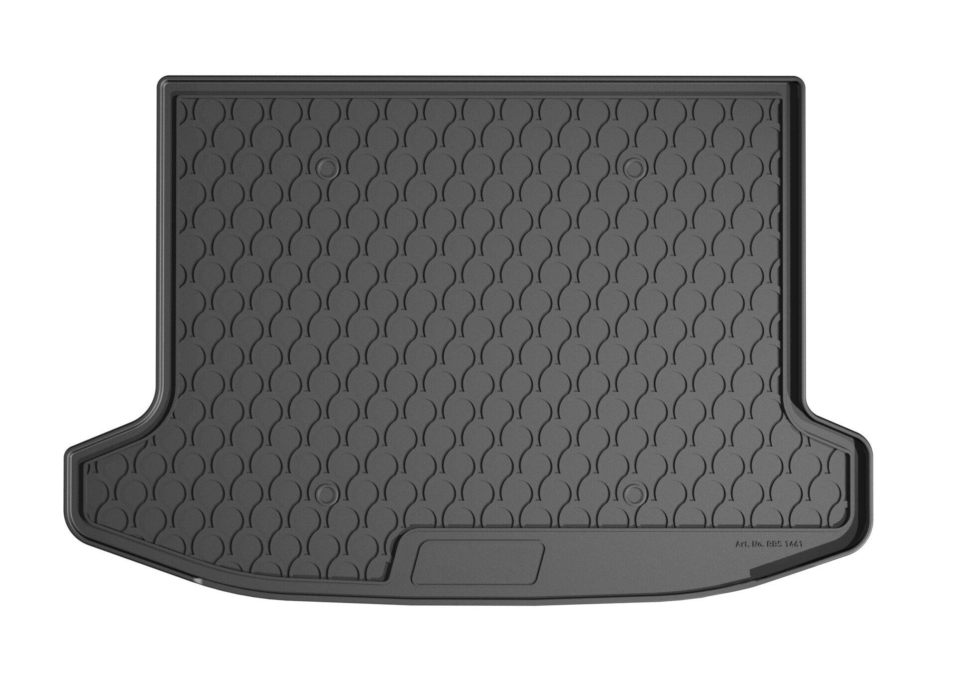 Vasca baule su misura in gomma sintetica - compatibile per Kia Sportage (12/21>) baule alto, ibrida, con subwoofer