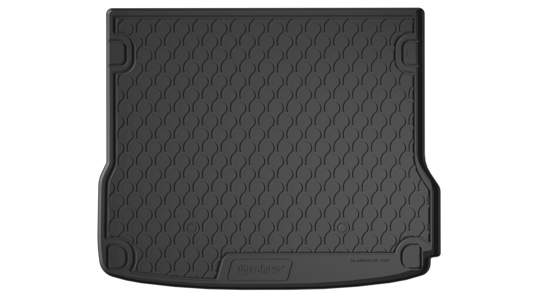 Vasca baule su misura in gomma sintetica - compatibile per Audi Q5 5p (11/08>02/17) no ibrida