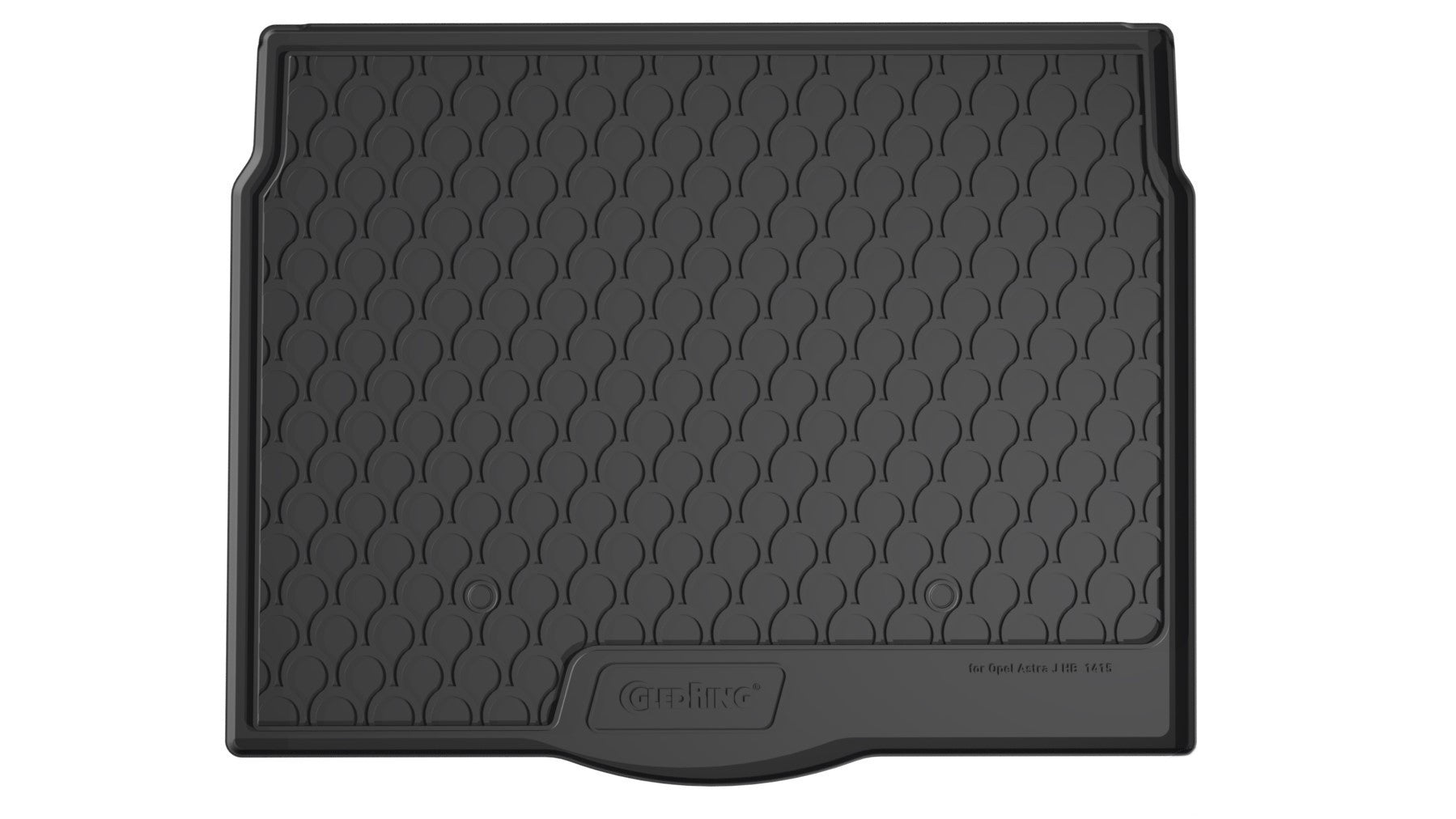 Vasca baule su misura in gomma sintetica - compatibile per Opel Astra J 5p (01/10>10/15) baule alto