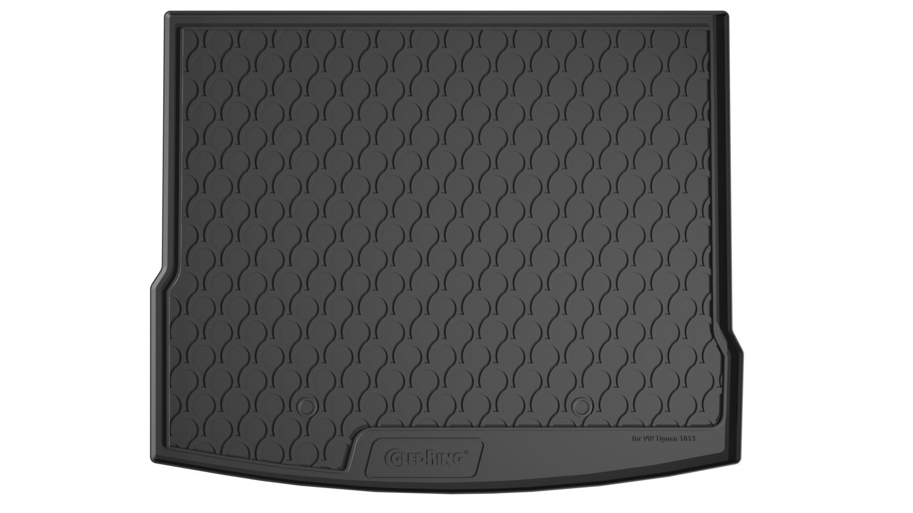 Vasca baule su misura in gomma sintetica - compatibile per Volkswagen Tiguan (05/16>11/23) baule alto