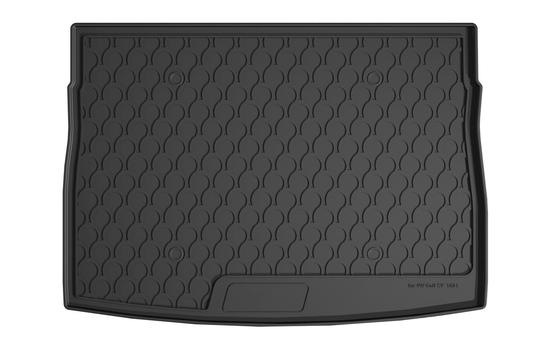 Vasca baule su misura in gomma sintetica - compatibile per Volkswagen Golf VII Sportsvan (05/14>08/18) baule alto