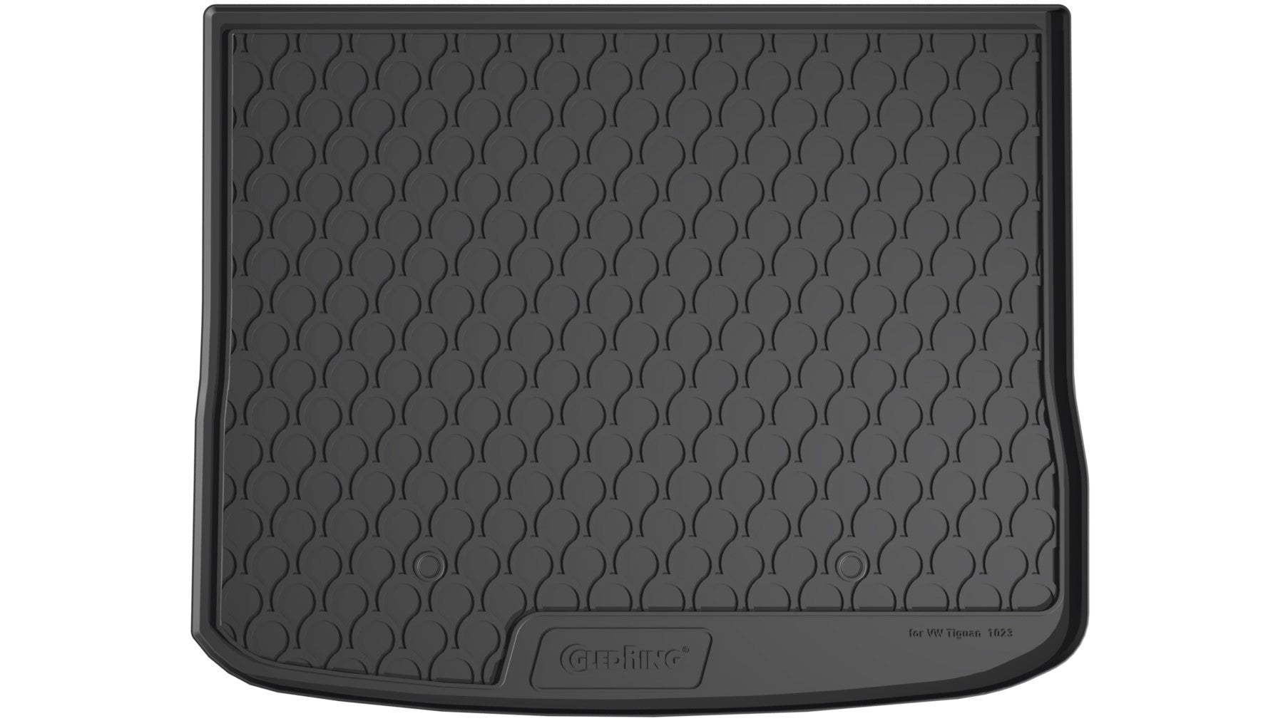 Vasca baule su misura in gomma sintetica - compatibile per Volkswagen Tiguan (12/07>04/16) baule alto