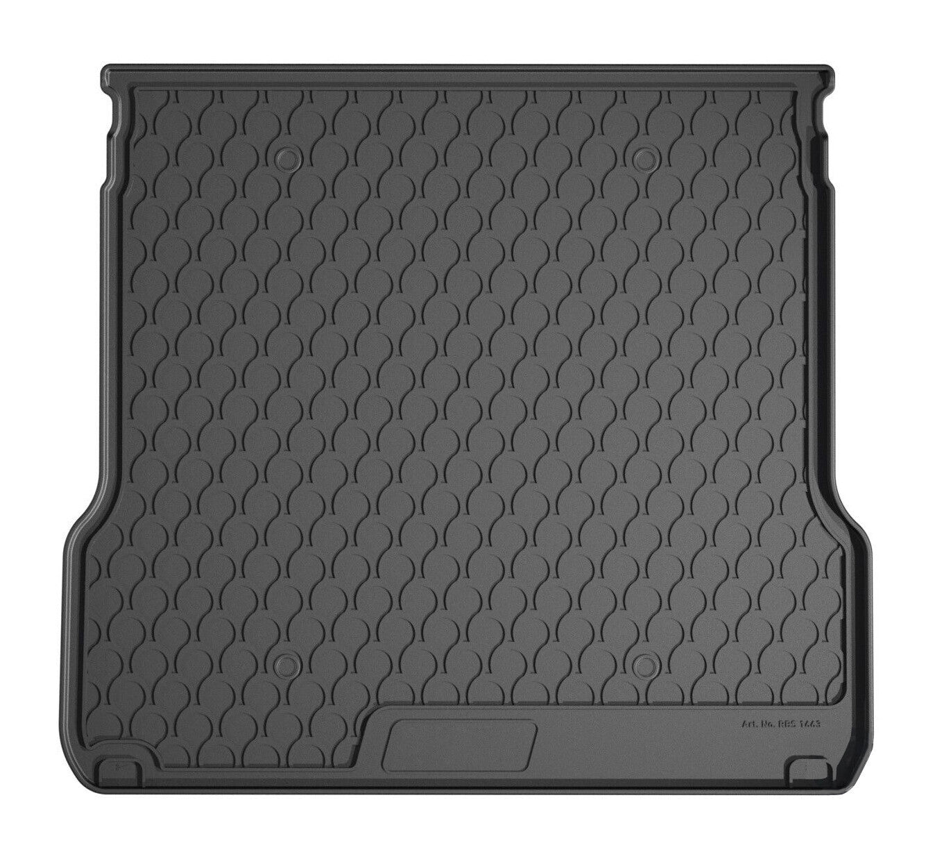 Vasca baule su misura in gomma sintetica - compatibile per Peugeot 308 sw (09/21>) baule alto