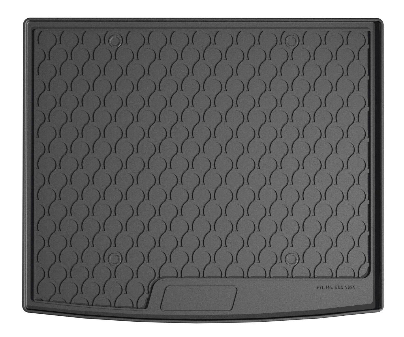 Vasca baule su misura in gomma sintetica - compatibile per Bmw X1 (U11) (08/22>) baule alto, diesel, panca post. fissa