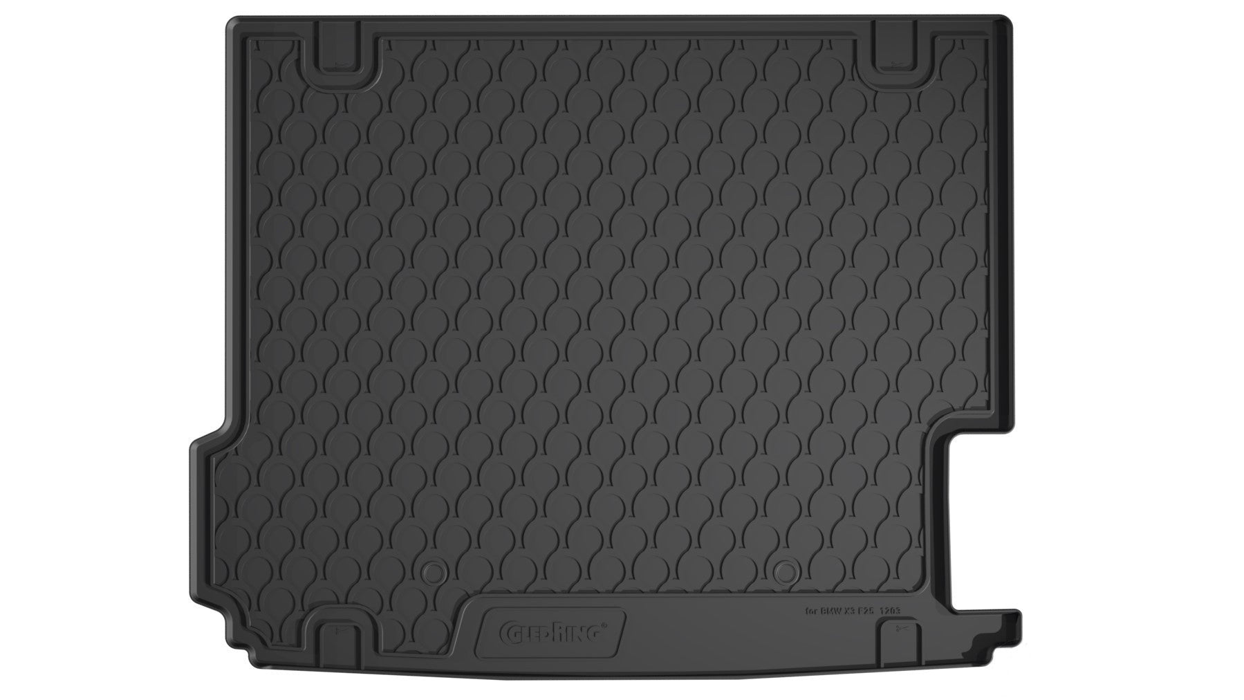 Vasca baule su misura in gomma sintetica - compatibile per Bmw X3 (F25) (11/10>07/17)
