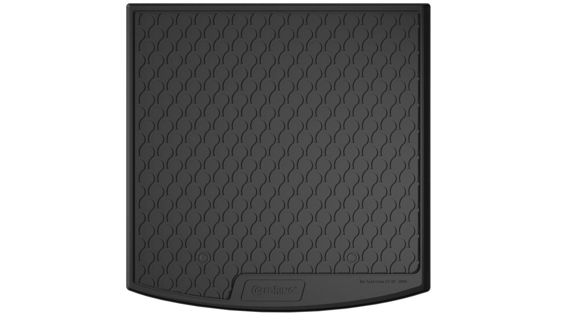 Vasca baule su misura in gomma sintetica - compatibile per Seat Leon ST (01/14>05/20) baule alto
