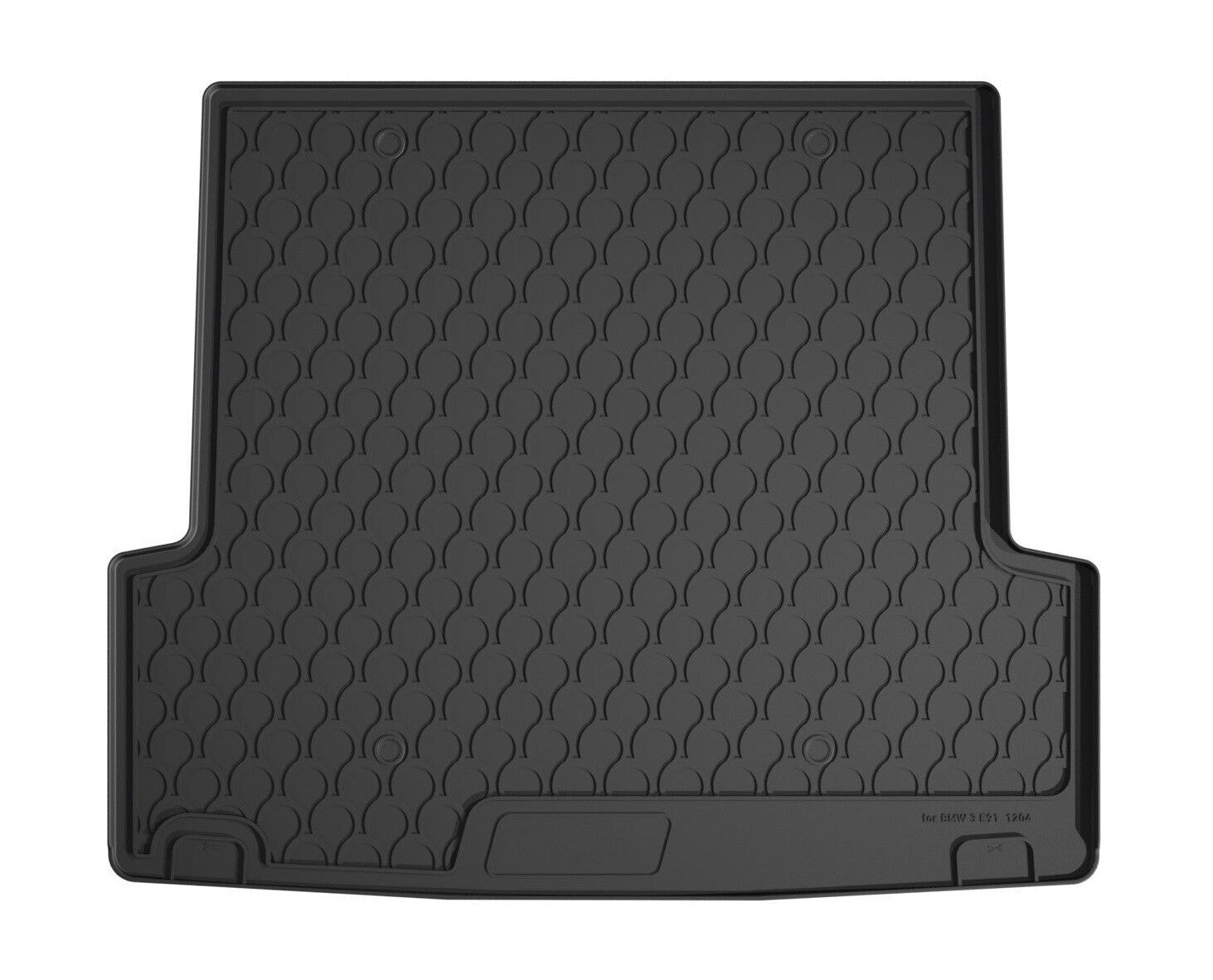 Vasca baule su misura in gomma sintetica - compatibile per Bmw Serie 3 Touring (E91) (09/05>05/12)