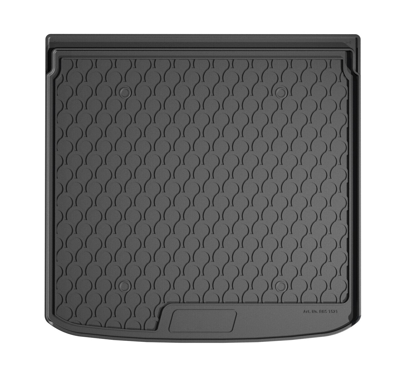 Vasca baule su misura in gomma sintetica - compatibile per Skoda Enyaq 5p (11/20>) baule alto