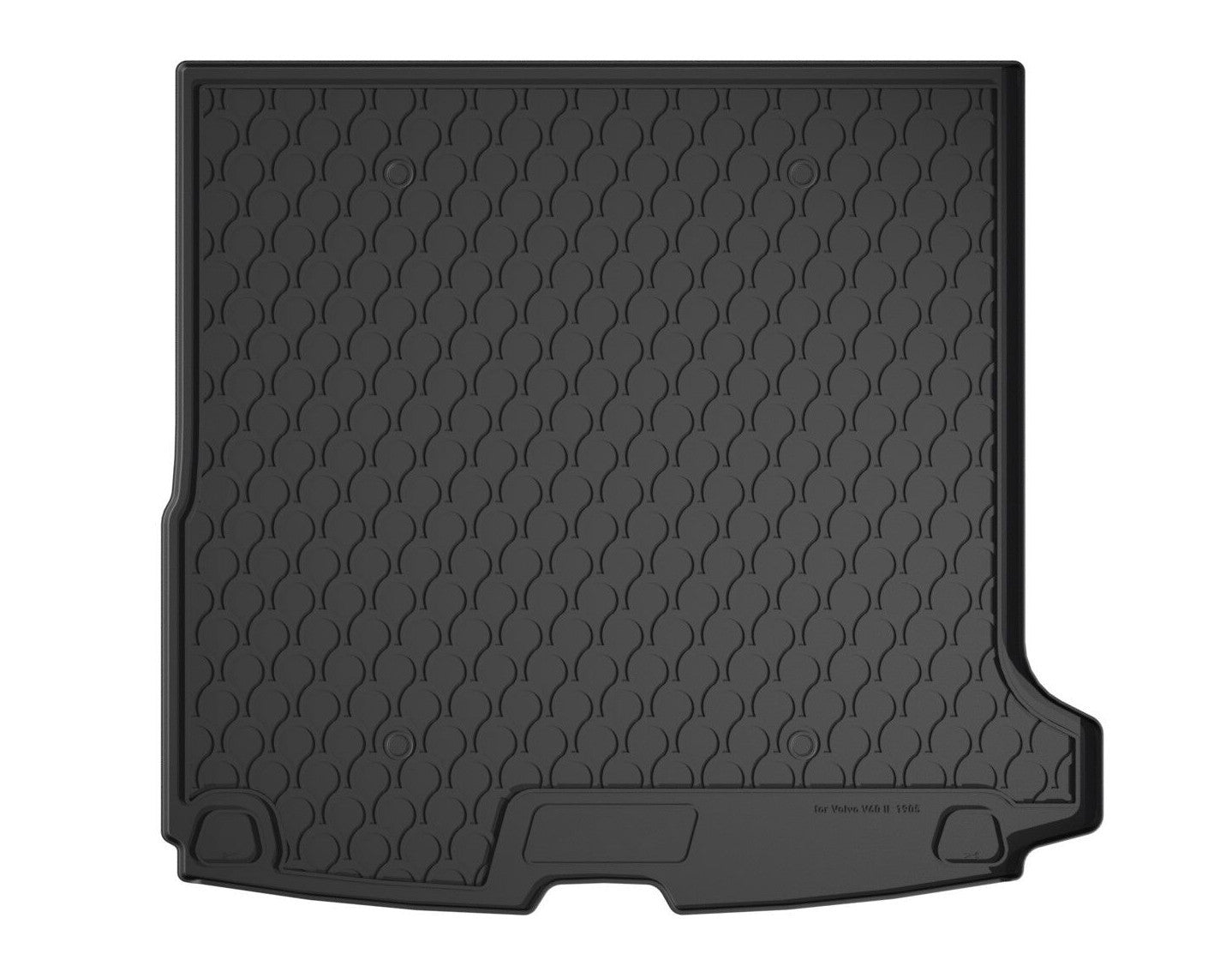 Vasca baule su misura in gomma sintetica - compatibile per Volvo V60 (09/18>) - Volvo V60 Cross Country (11/18>04/25)