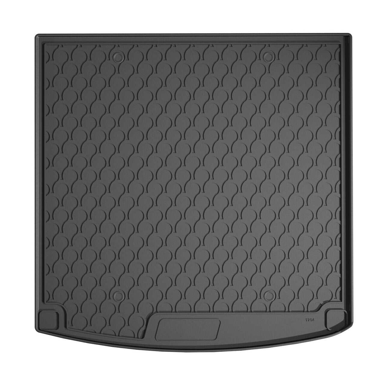 Vasca baule su misura in gomma sintetica - compatibile per Mercedes CLA Shooting Brake (08/19>) con organizer