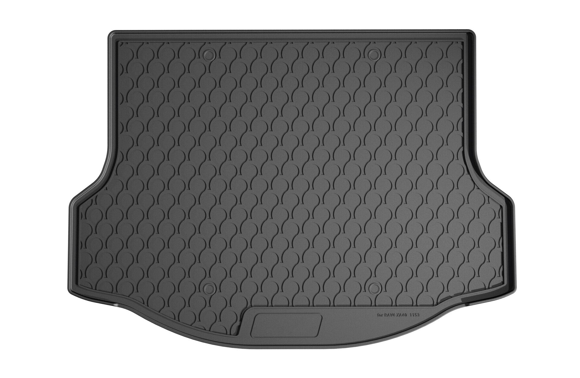Vasca baule su misura in gomma sintetica - compatibile per Toyota Rav4 (03/13>02/19) no ibrida