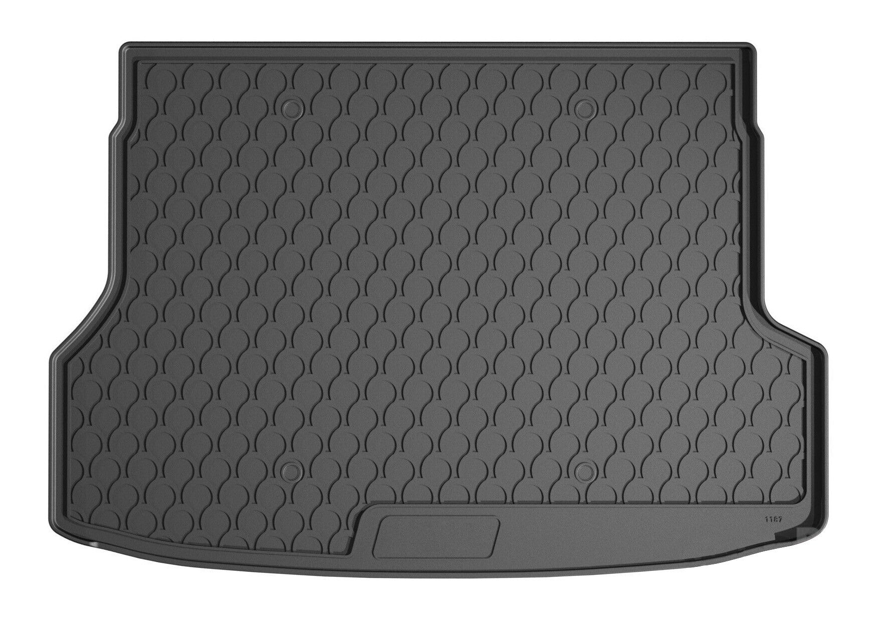 Vasca baule su misura in gomma sintetica - compatibile per Subaru Forester (01/20>11/24)