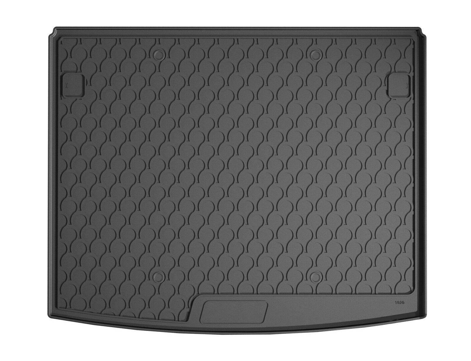 Vasca baule su misura in gomma sintetica - compatibile per Ford Tourneo Connect (03/22>) - Volkswagen Caddy Life (01/21>)