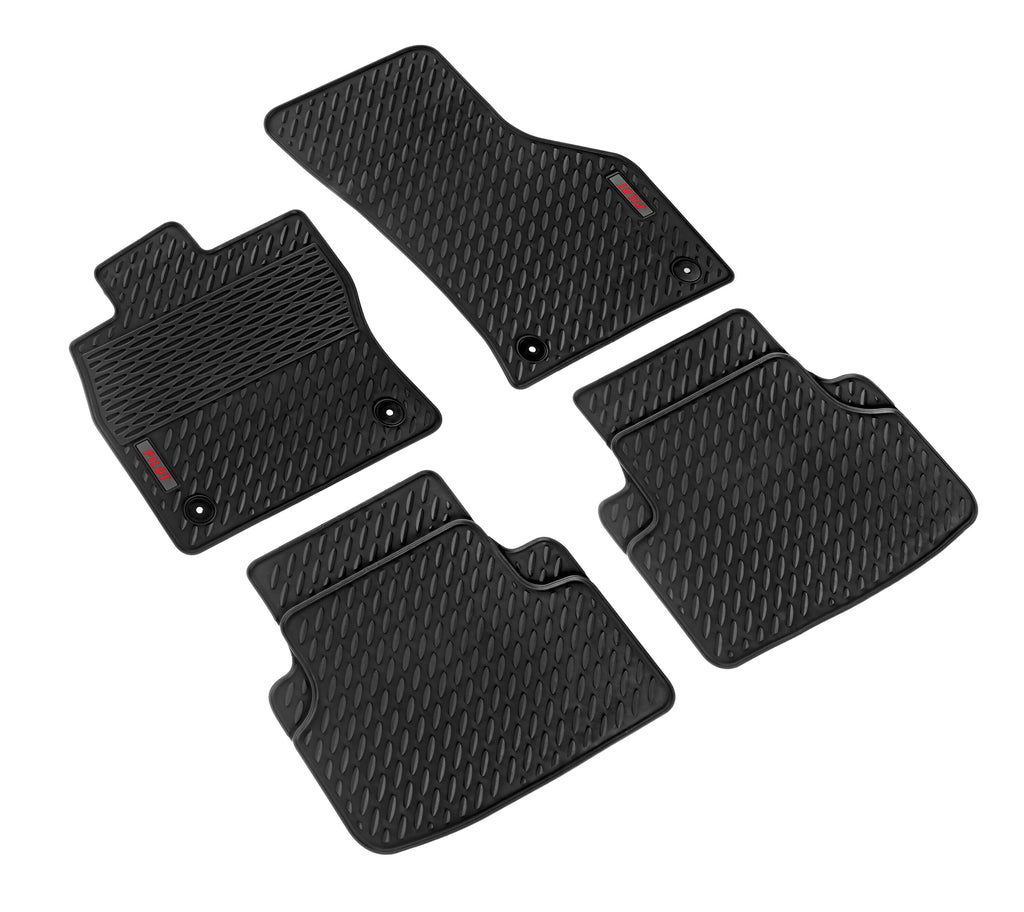 Pilot, set tappeti su misura in eco gomma - compatibile per Seat Leon 5p (01/13>05/20) no 4x4, no automatico - Seat Leon SC (06/13>09/18) no 4x4, no automatico - Seat Leon ST (01/14>05/20) no 4x4, no automatico - Seat Leon X-Perience (03/15>03/19) no 4...