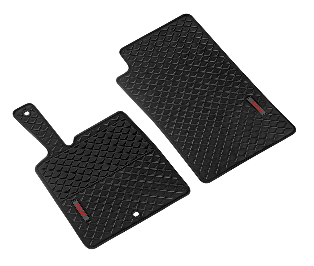 Pilot, set tappeti su misura in eco gomma - compatibile per Smart Fortwo (03/00>10/14) - Smart Fortwo Cabrio (01/07>11/15)