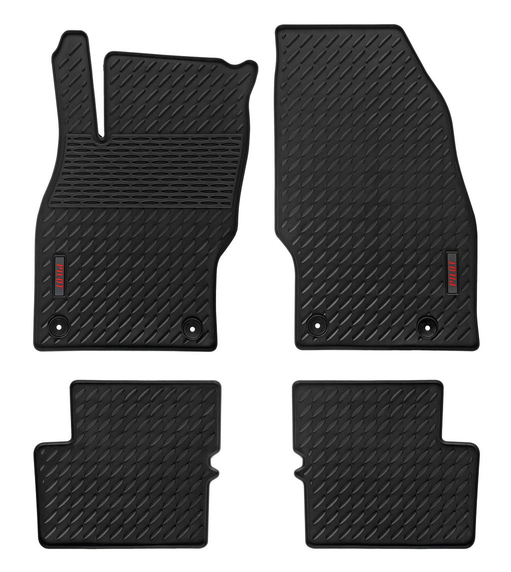 Pilot, set tappeti su misura in eco gomma - compatibile per Opel Corsa E 3p (12/14>08/19) - Opel Corsa E 5p (12/14>08/19)