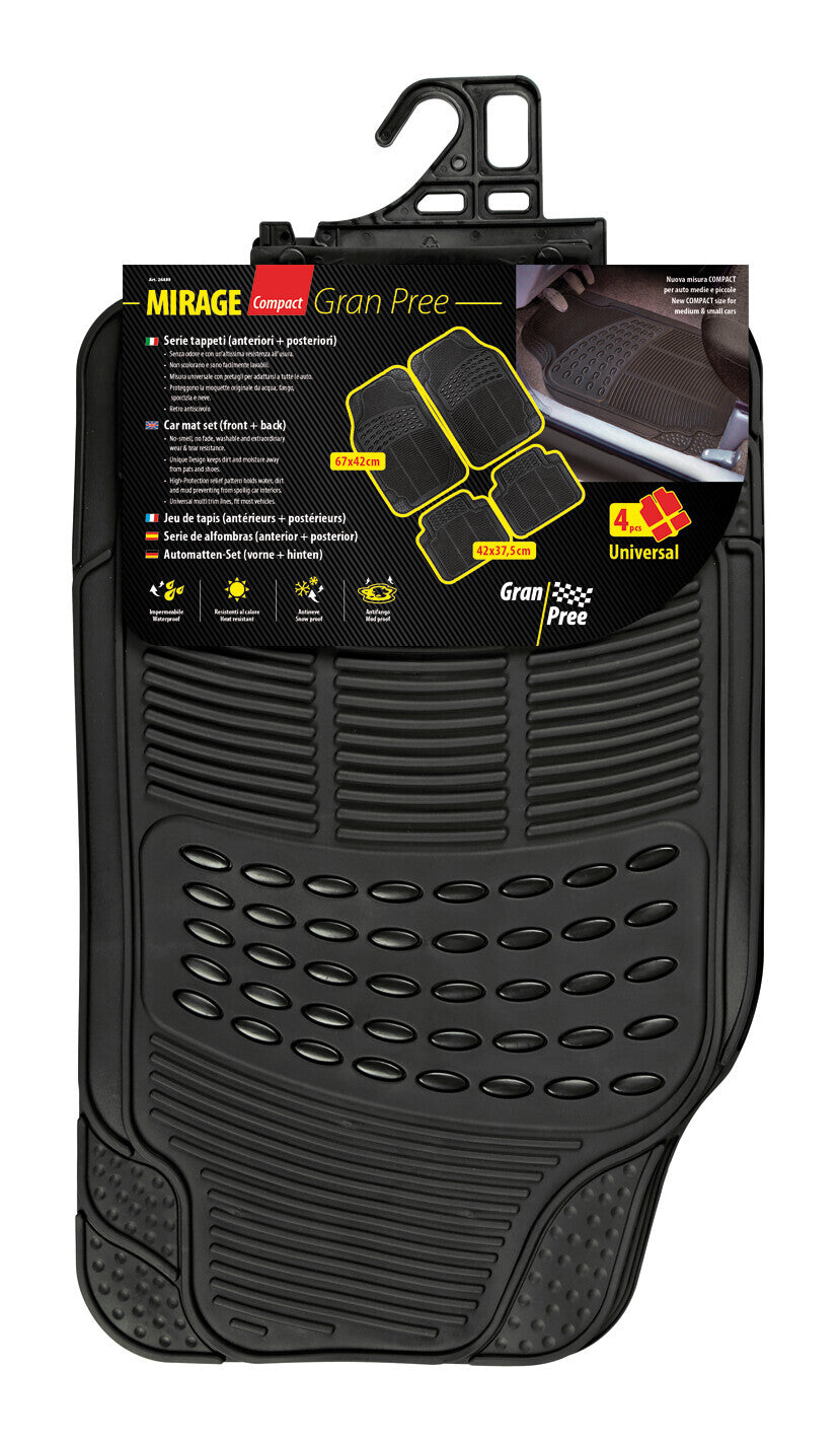 Mirage Compact Gran Pree, serie tappeti universali 4 pezzi