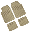 Kyoto, serie tappeti universali in pvc 4 pezzi - Beige