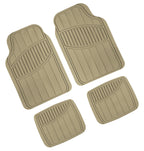 Kyoto, serie tappeti universali in pvc 4 pezzi - Beige