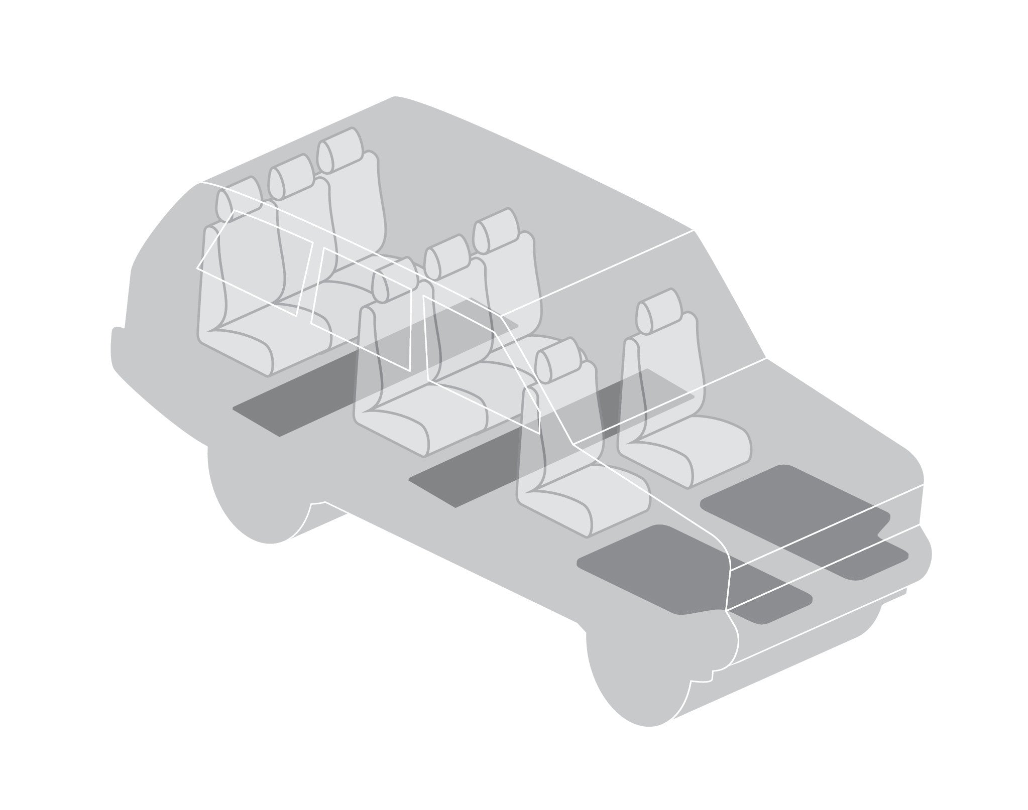 Maxi Rear-Mat, tappeto posteriore universale in pvc
