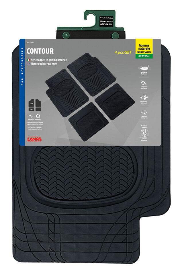 Contour, serie tappeti universali 4 pezzi