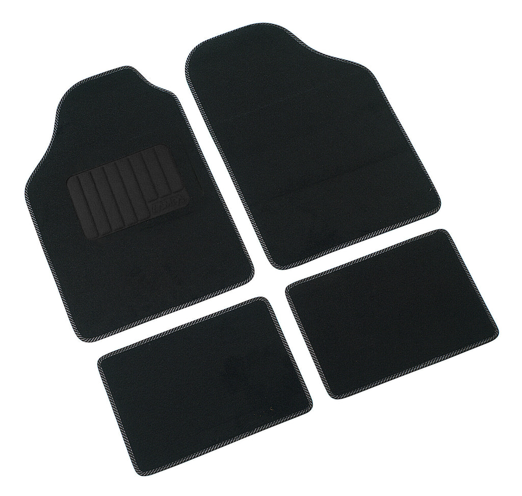 Supra, serie tappeti 4 pezzi - B - Nero